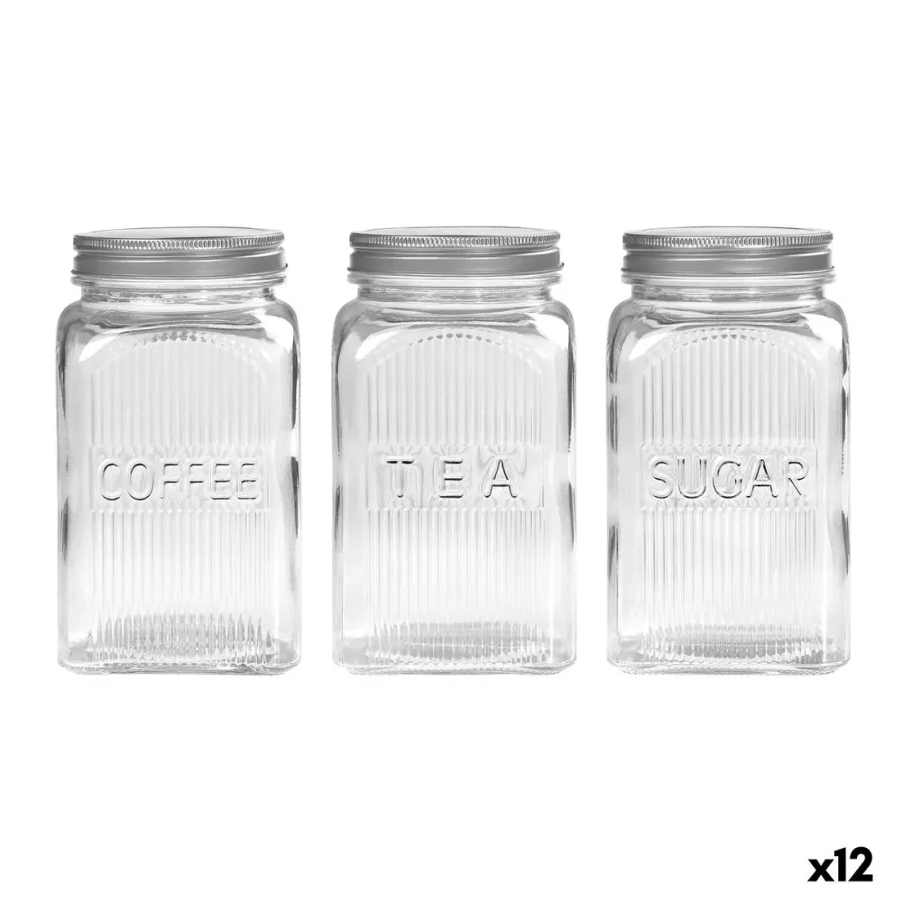 Bocal La Mediterránea Transparent 1,3 L (12 Unités)