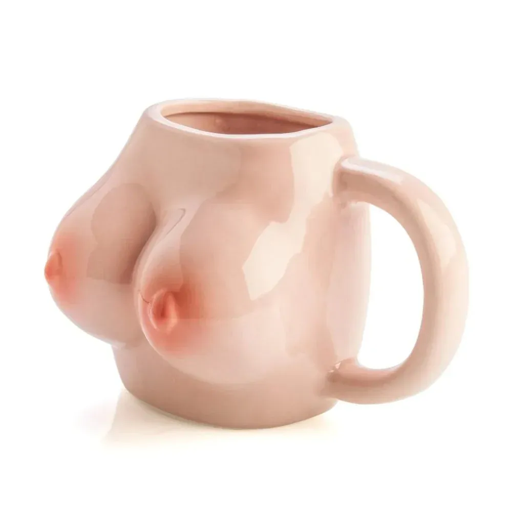 Boob Mug - Tasse à café en forme de sein en céramique
