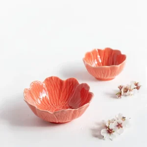 Flora Corail Bol Bordallo