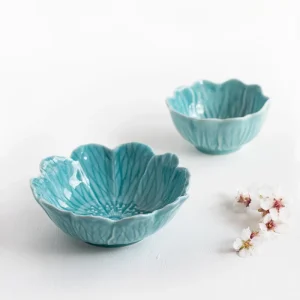 Flora Turquoise Bol Bordallo