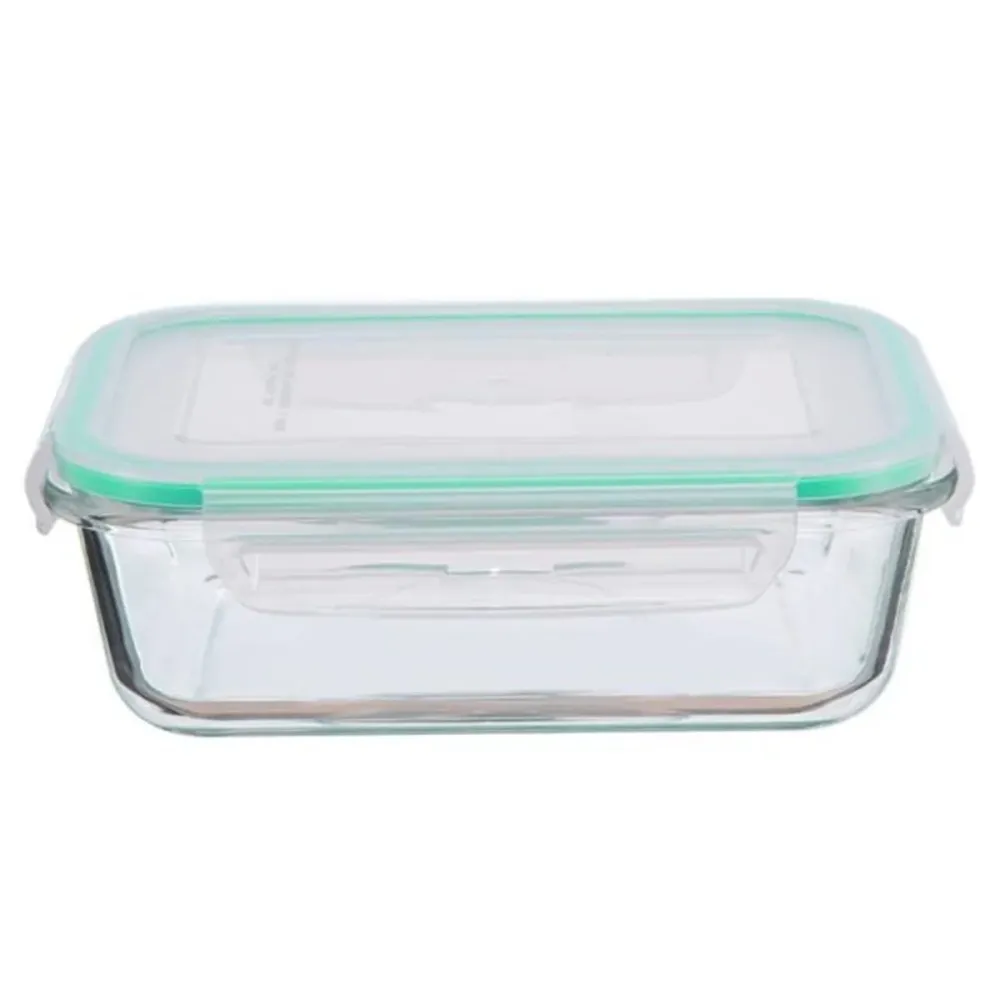 Boîte à lunch Castey C-ABO1040 Transparent Verre Borosilicaté Rectangulaire 1040 ml