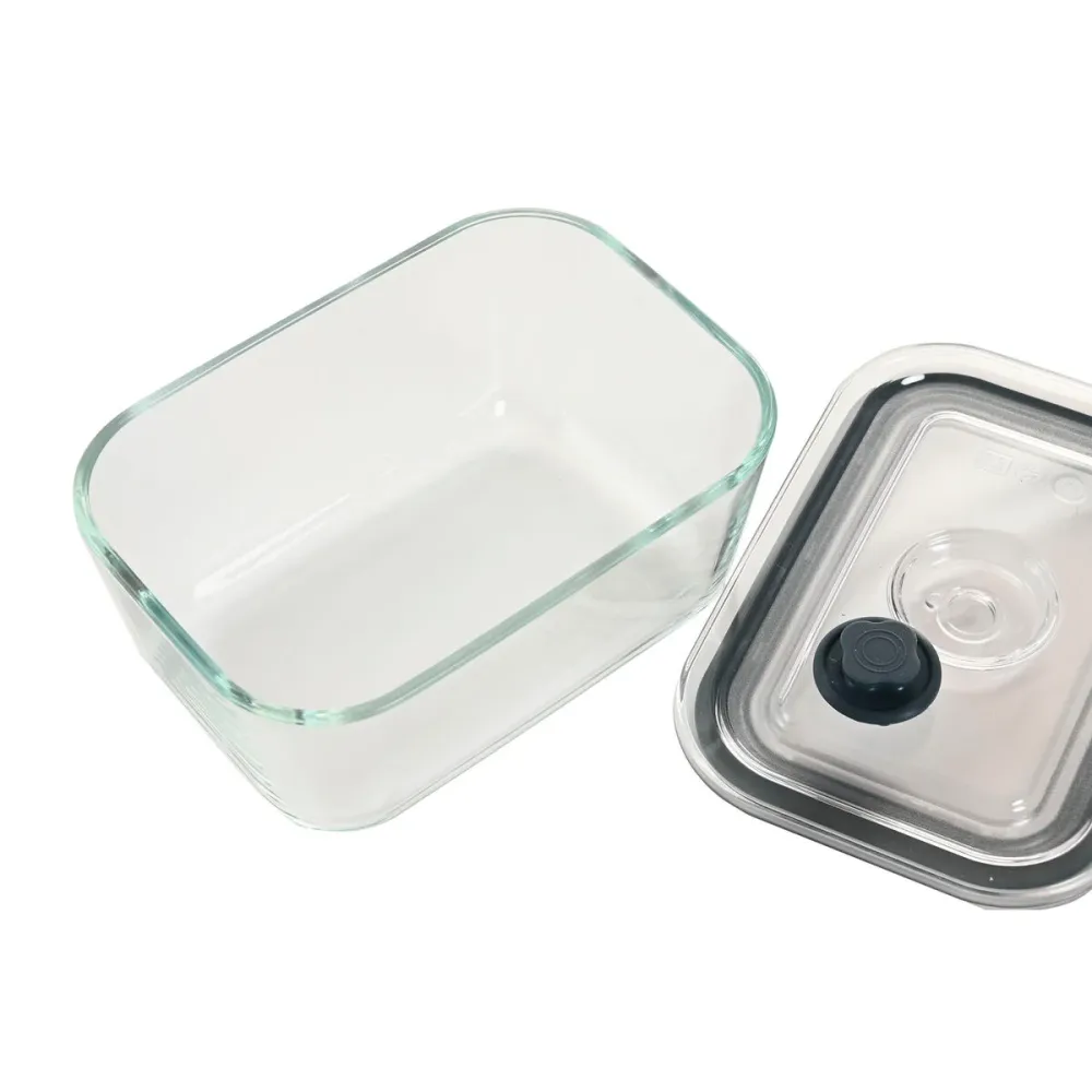 Boîte à lunch Home ESPRIT Transparent polypropylène Verre Borosilicaté 800 ml