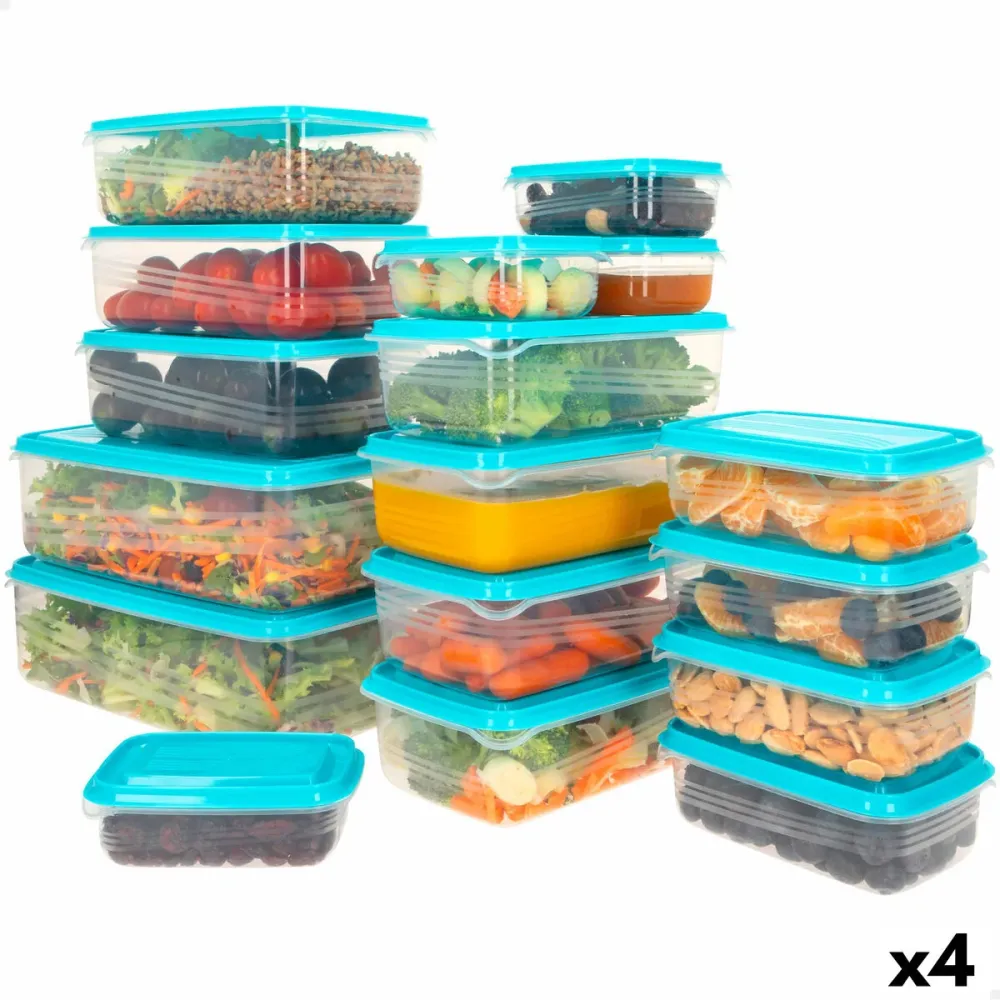 Boîte à lunch Max Home polypropylène (4 Unités)