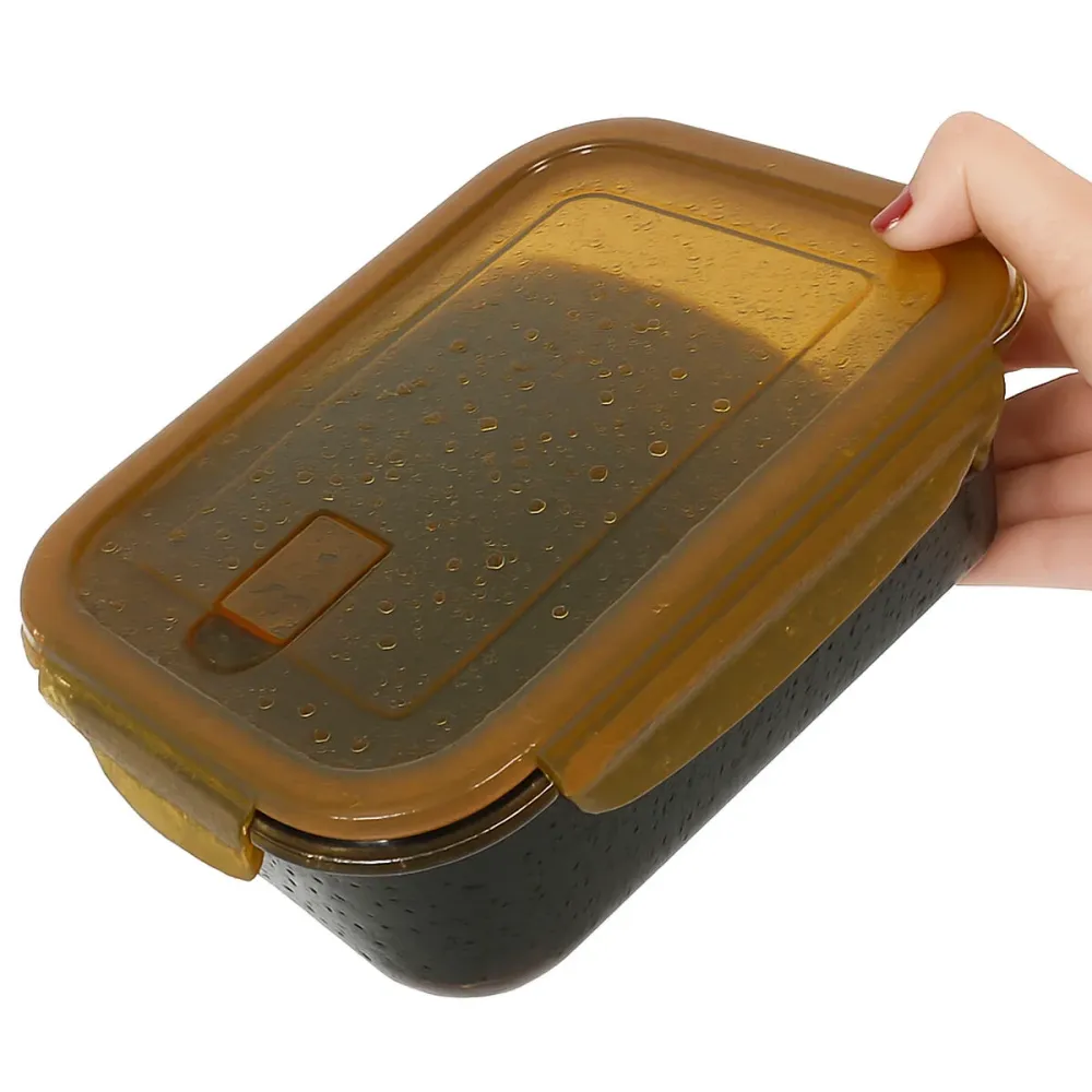 Boîte à lunch Quttin Ambare Rectangulaire 1,5 L (6 Unités)