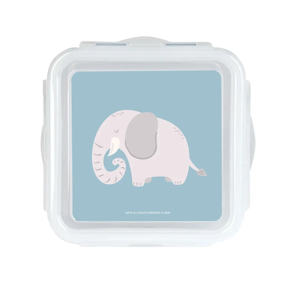 Boîte à lunch Safta Elefante Bleu Enfant
