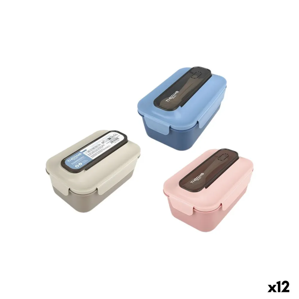 Boîte à lunch ThermoSport Rectangulaire 1,5 L (12 Unités)