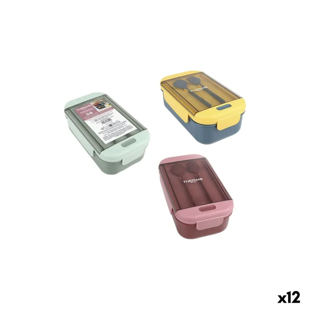 Boîte à lunch ThermoSport Rectangulaire 1,1 L (12 Unités)