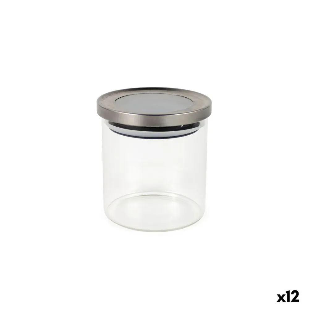 Boîte La Mediterránea Transparent Argenté 600 ml (12 Unités)