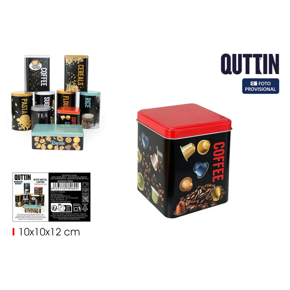 Boîte Quttin Coffee Métal (24 Unités)