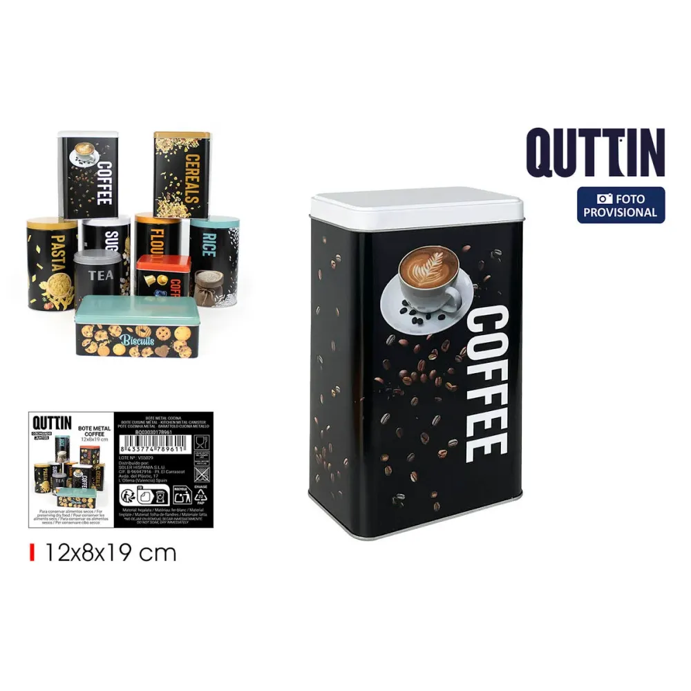Boîte Quttin Coffee Métal (18 Unités)
