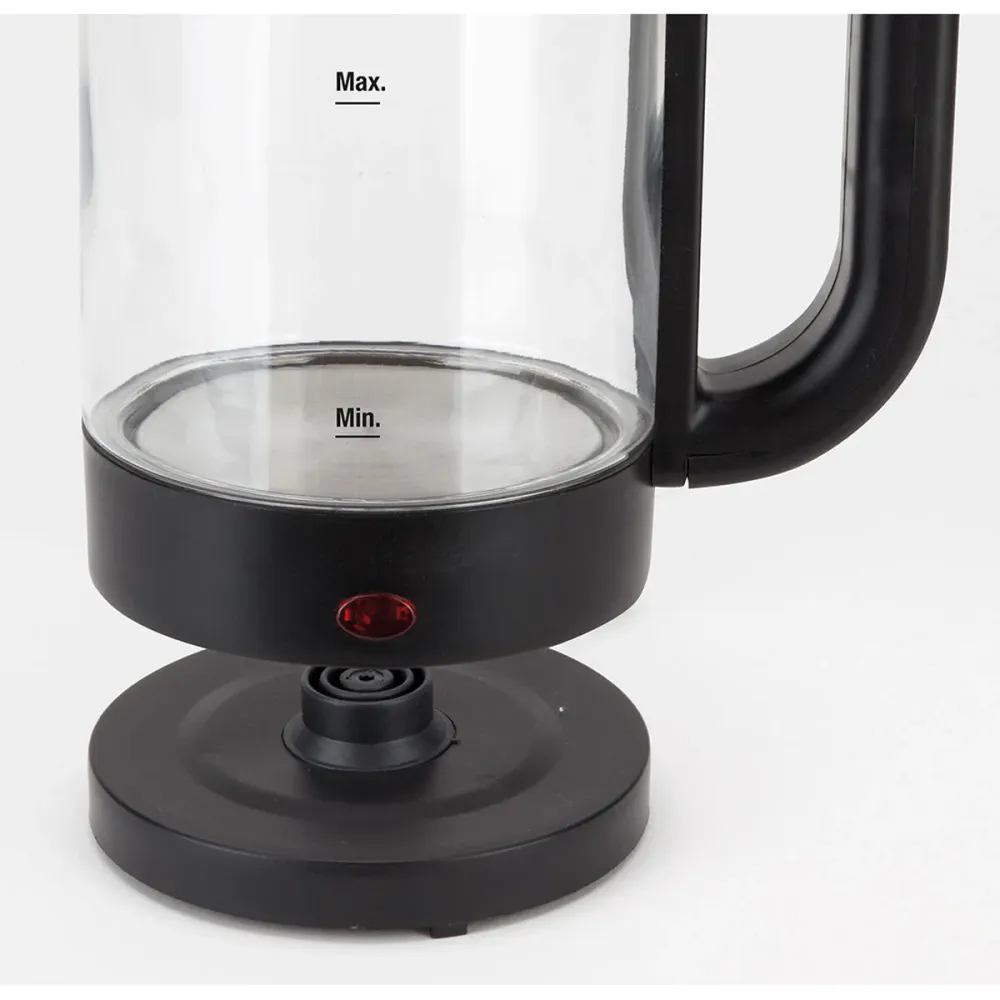 Bouilloire JATA 1500 W 1,2 L Transparent Acier inoxydable Verre Borosilicaté
