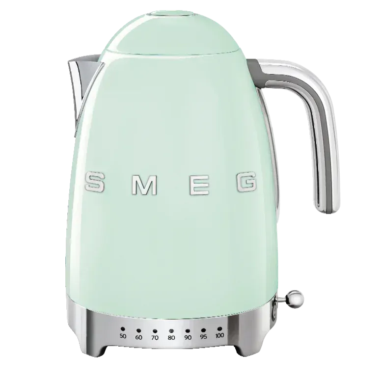 Bouilloire SMEG avec contrôle de température Vert pastel KLF04PGEU
