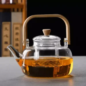 Bouilloire en verre avec infuseur (900 ml)