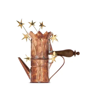 Caffettiera con cuore e stelle