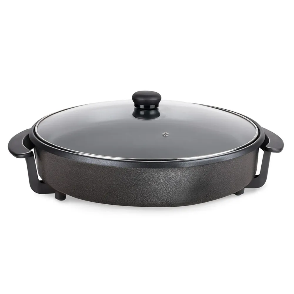 Casserole Électrique Multifonctions Alpina Ø 40 cm verre
