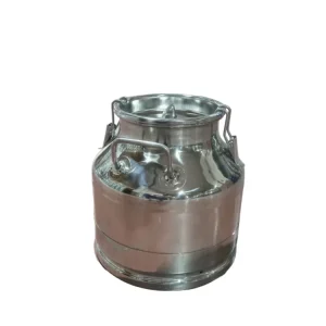 Churn à lait en acier inoxydable de 25 litres – Transport laitier durable et sécurisé