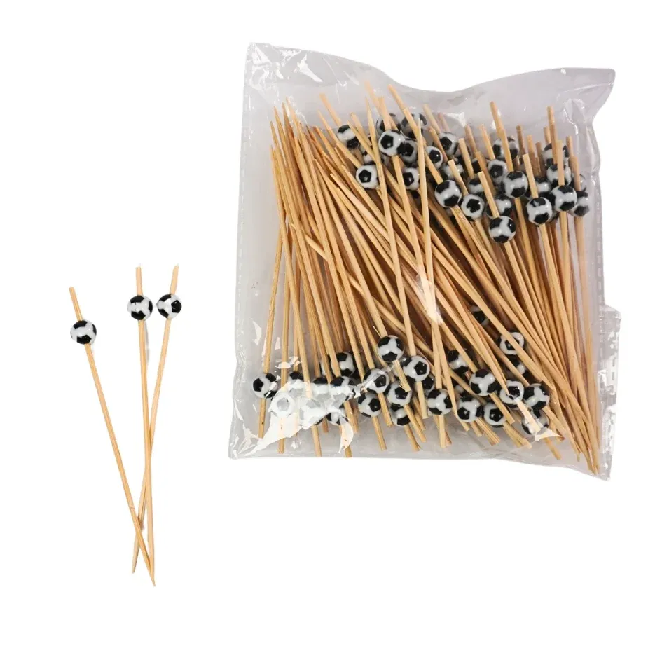 Cocktail Pick - Football (Pack 100)