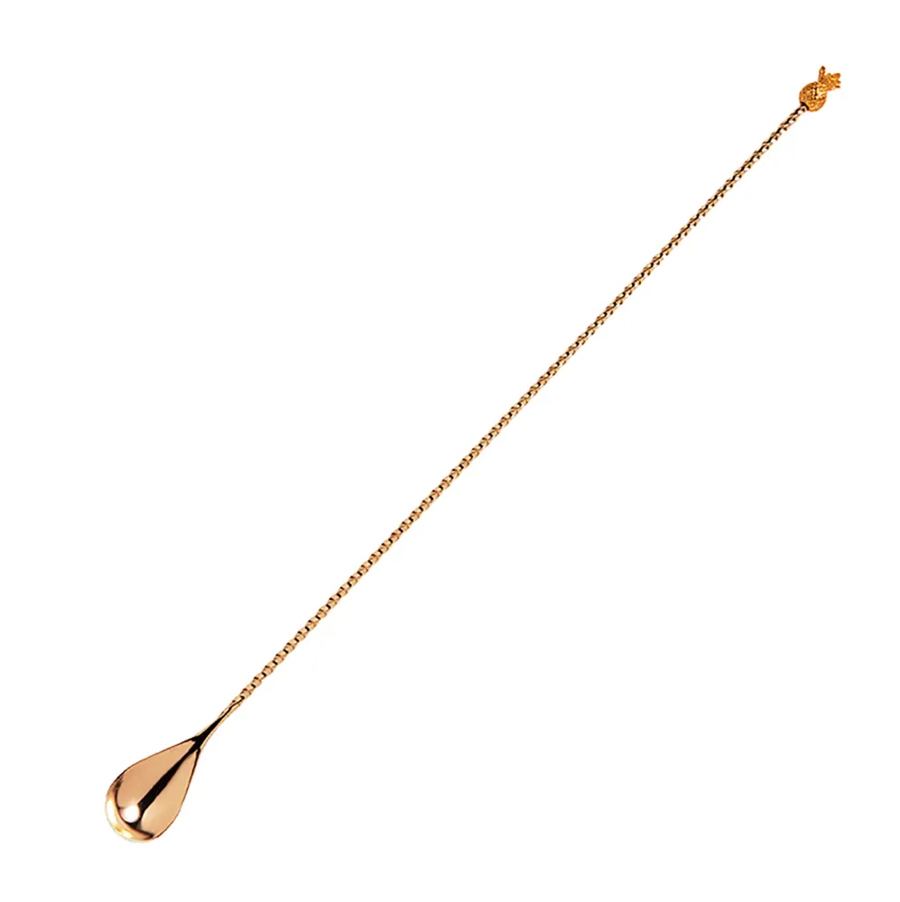 Cuillère à Bar - Ananas Or 43cm