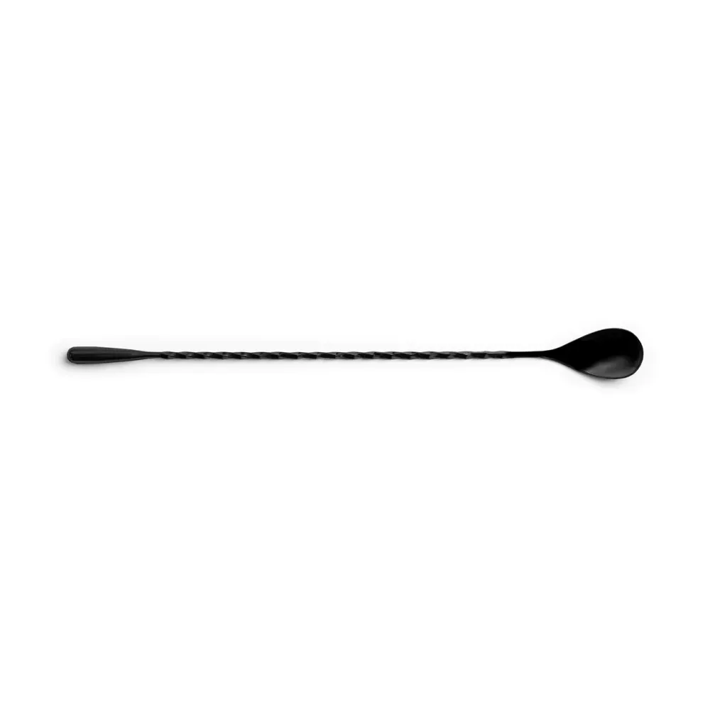 Cuillère à Bar - Larme Noir Mat 30cm