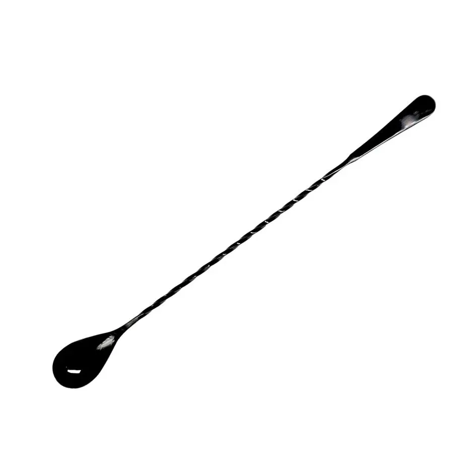 Cuillère à cocktail - Plate Louis Noir 30 cm