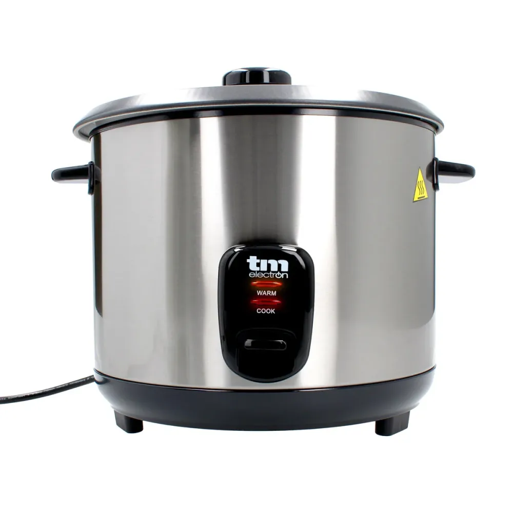 cuiseur à riz TM Electron Acier verre Acier inoxydable 900 W 2,2 L