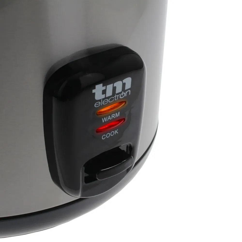 cuiseur à riz TM Electron Acier verre Acier inoxydable 900 W 2,2 L