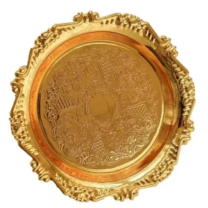 Dessous de Verre - Métal Doré