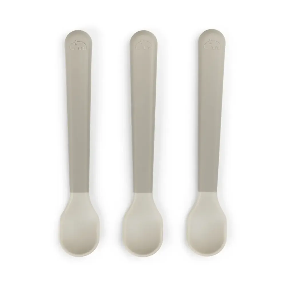 Foodie cuillère bébé Easy-grip lot de 3 - Sable Done by Deer