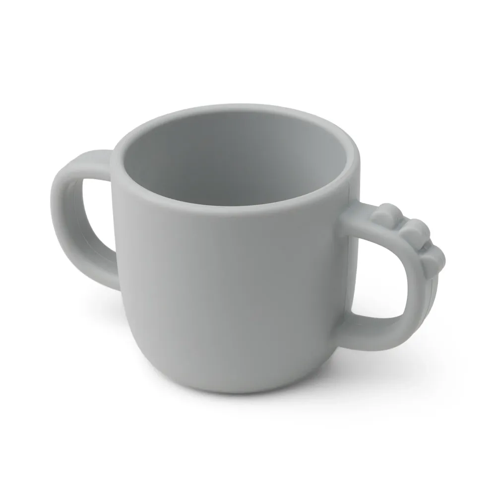 Peekaboo tasse à 2 poignées - Croco - Gris Done by Deer