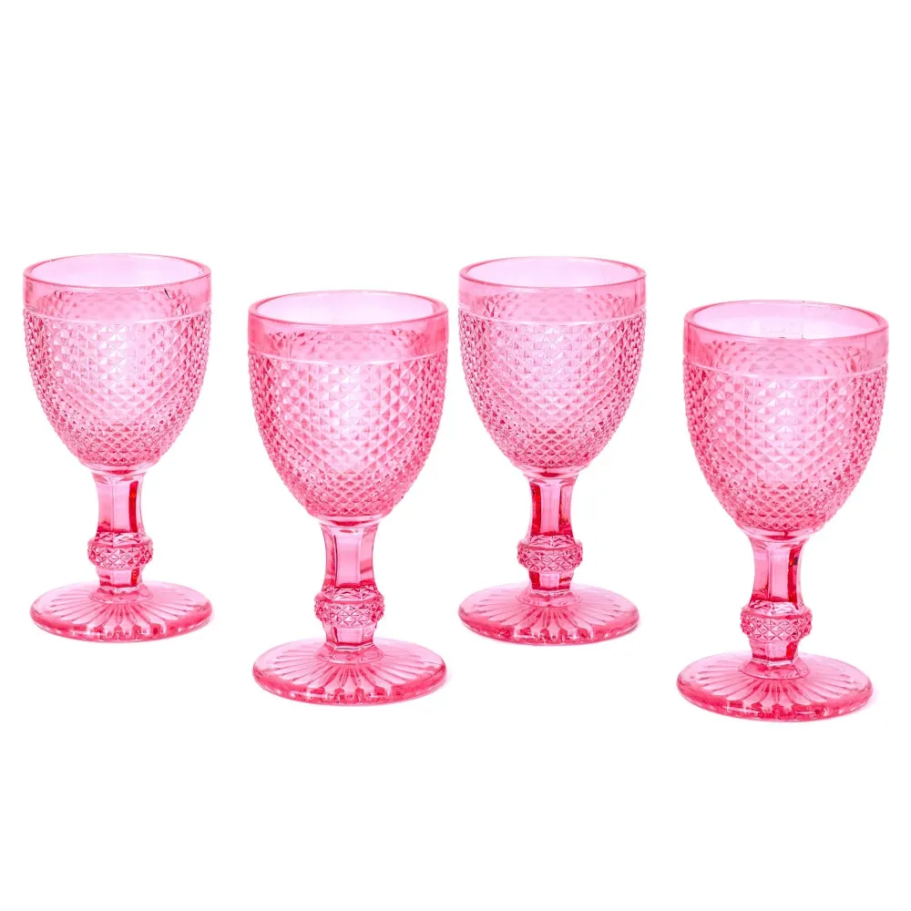 Gobelets roses : paquet de 4 Dopamine Concept Store