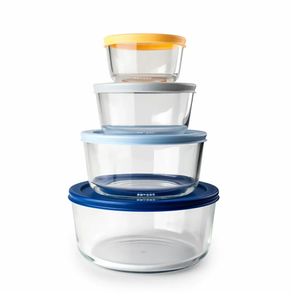 Ensemble de 4 Boîtes à Lunch Ibili 689200 Transparent Plastique