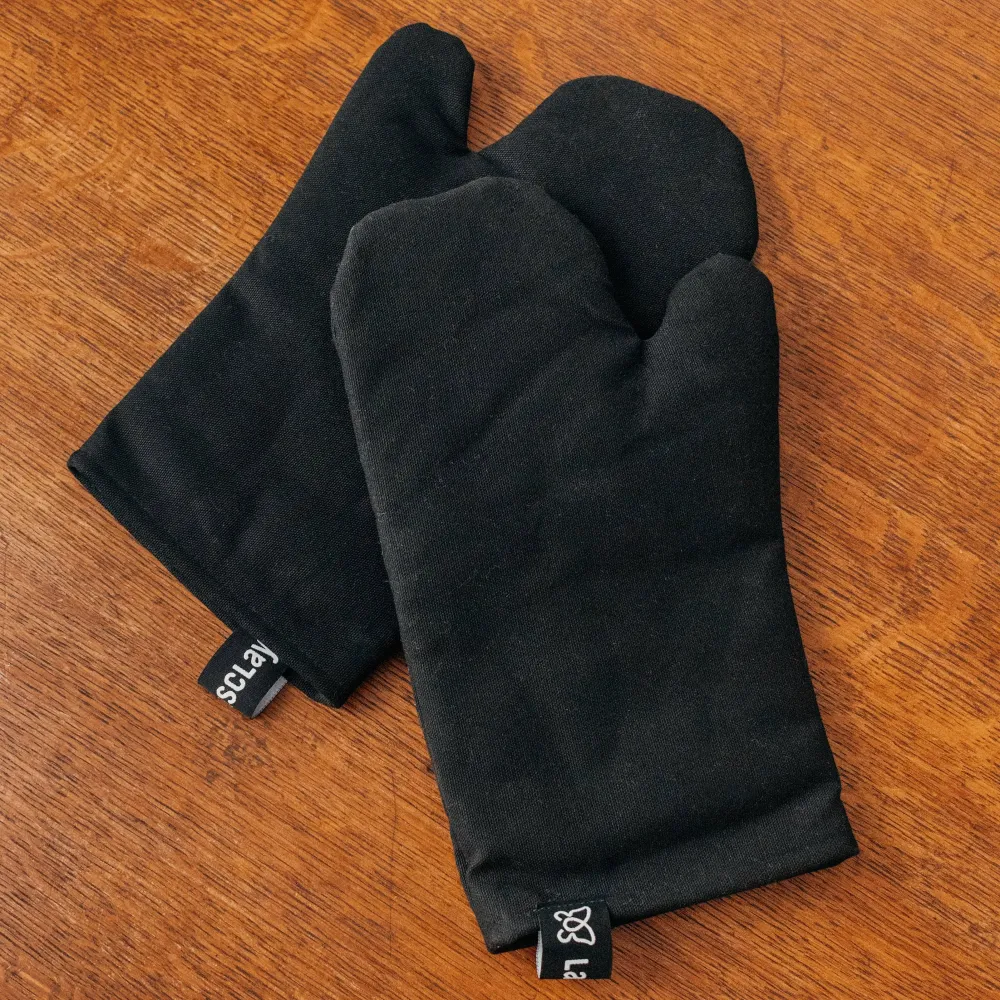Ensemble de gants de cuisine isolés à l'asclépiade - Gants de cuisine végétaliens