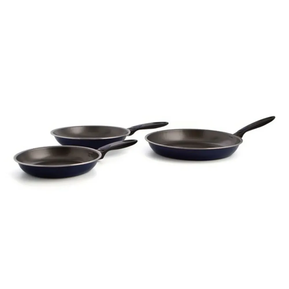 Ensemble de poêle Quid Nuit Bleu Métal (3 pcs)