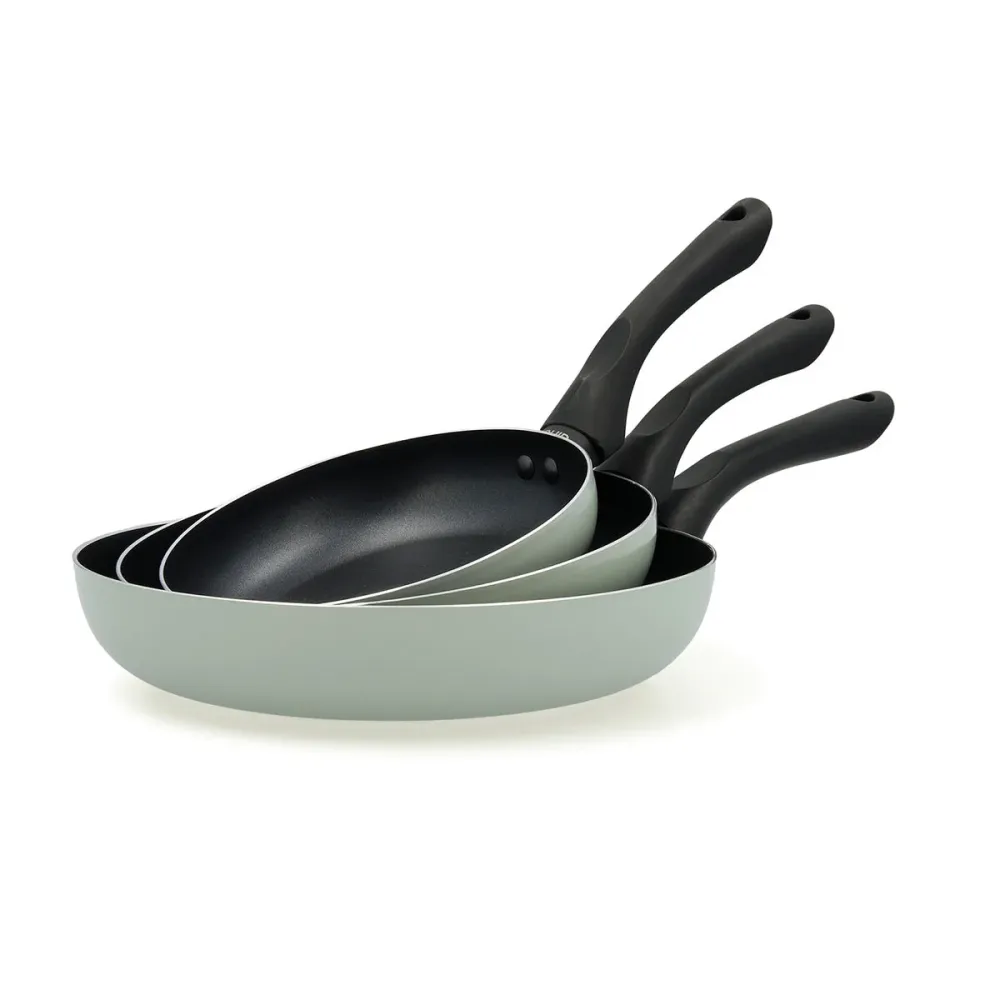 Ensemble de poêle Quid Tropic Vert Métal 3 Pièces