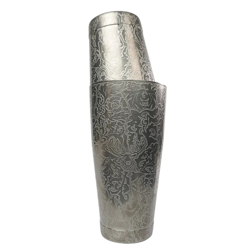 Ensemble shaker Boston - Cerf en acier inoxydable