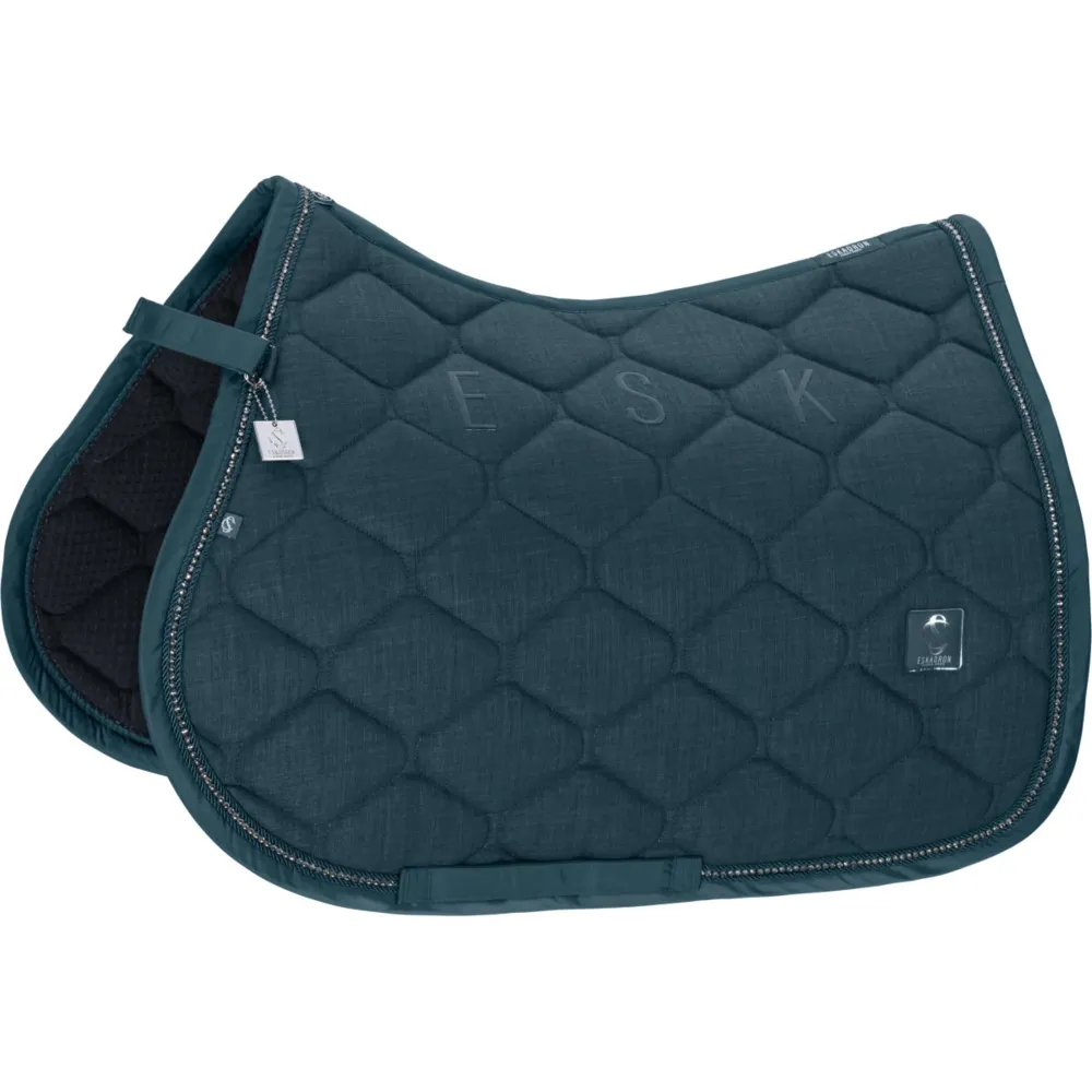 Eskadron Tapis de Selle Classic Sports Bouclé Crustal Polyvalent Ocean