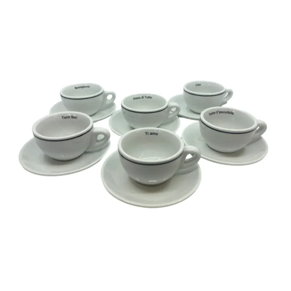 Ensemble de tasses à cappuccino Parole Faema Montréal