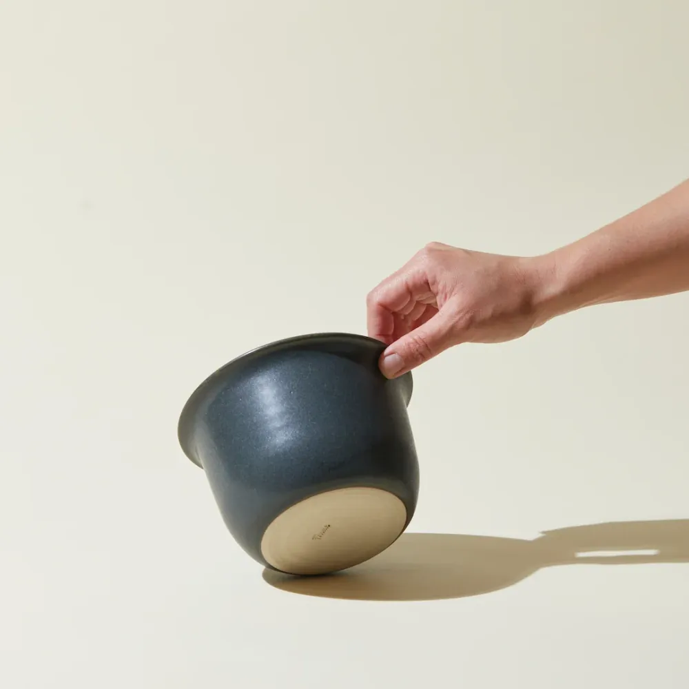 Grand Bol à Ramen - 0.8L - Vert êt Fenua Ceramics