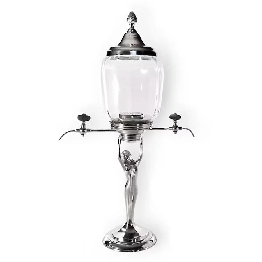 Fontaine à Absinthe - Dame 2 Robinets Argent
