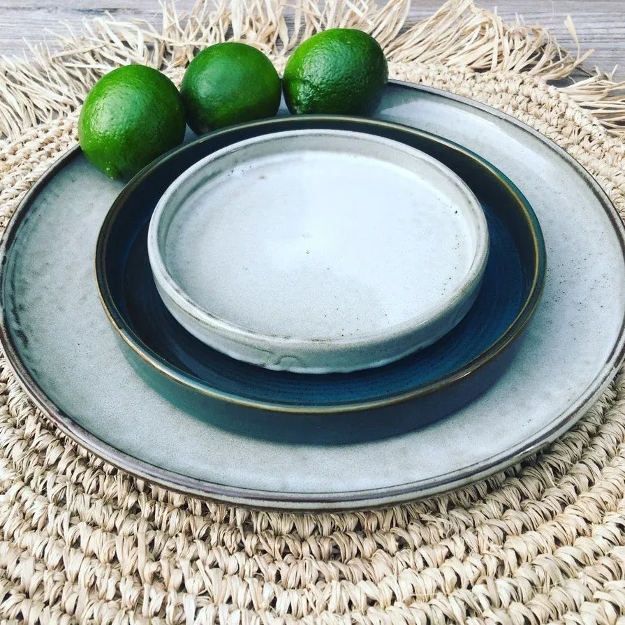 FRINGE RAFFIA Set de Table Rond Naturel