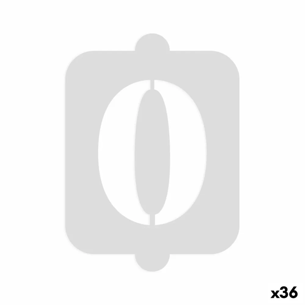 Gabarit de gâteau Algon Numéro 0 36 Unités