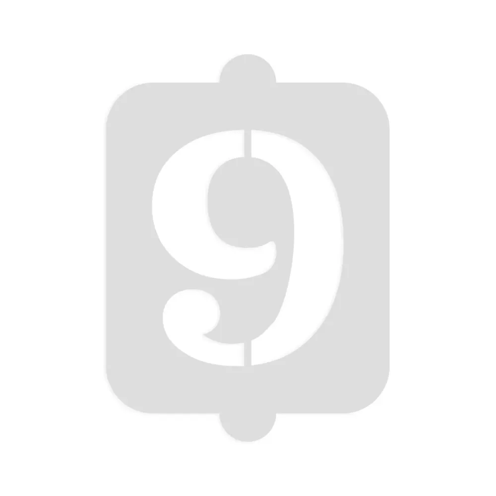 Gabarit de gâteau Algon Numéro 9 36 Unités