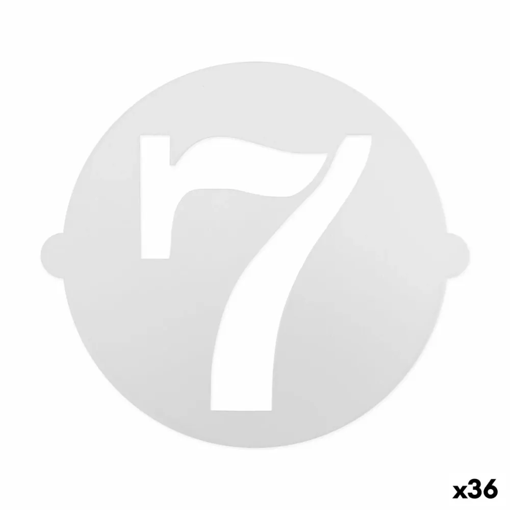 Gabarit de gâteau Algon Numéro 7 36 Unités