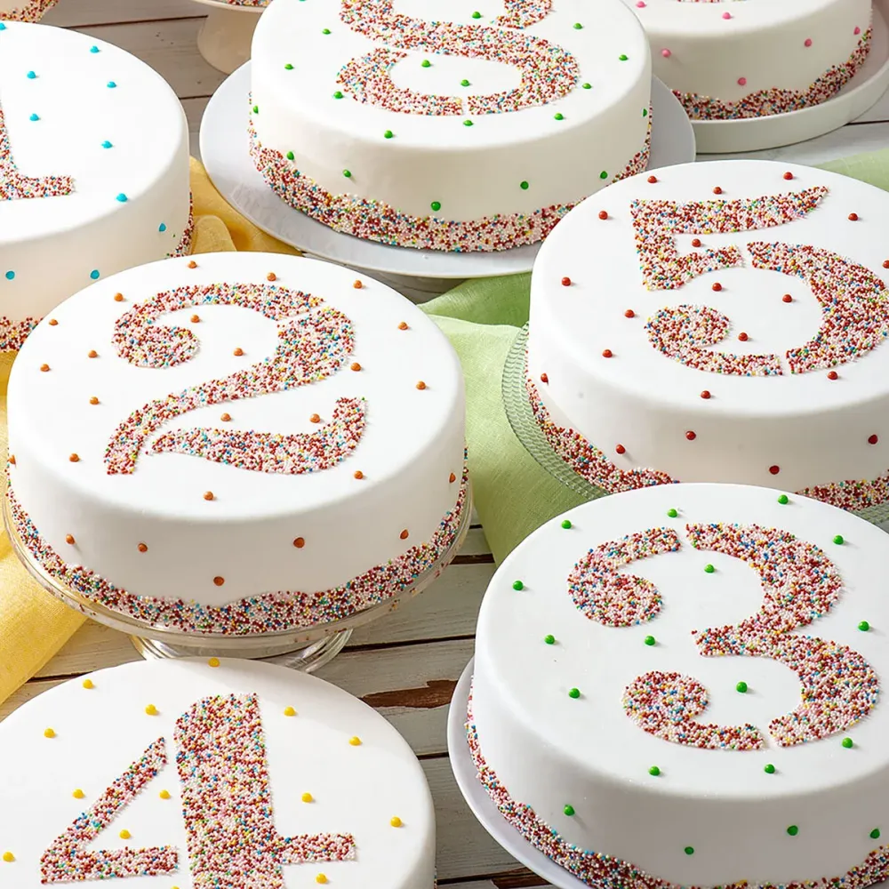 Gabarit de gâteau Algon Numéro 7 36 Unités