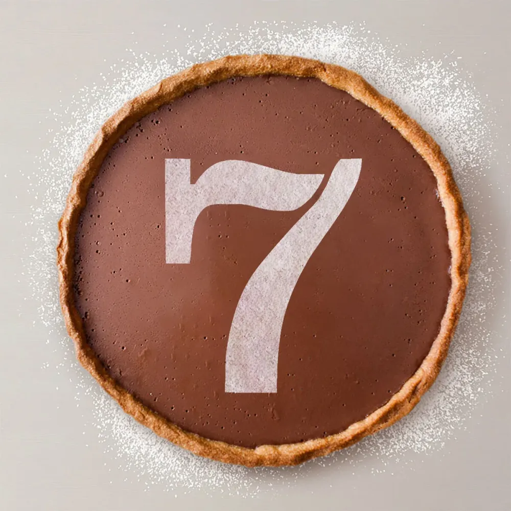 Gabarit de gâteau Algon Numéro 7 36 Unités