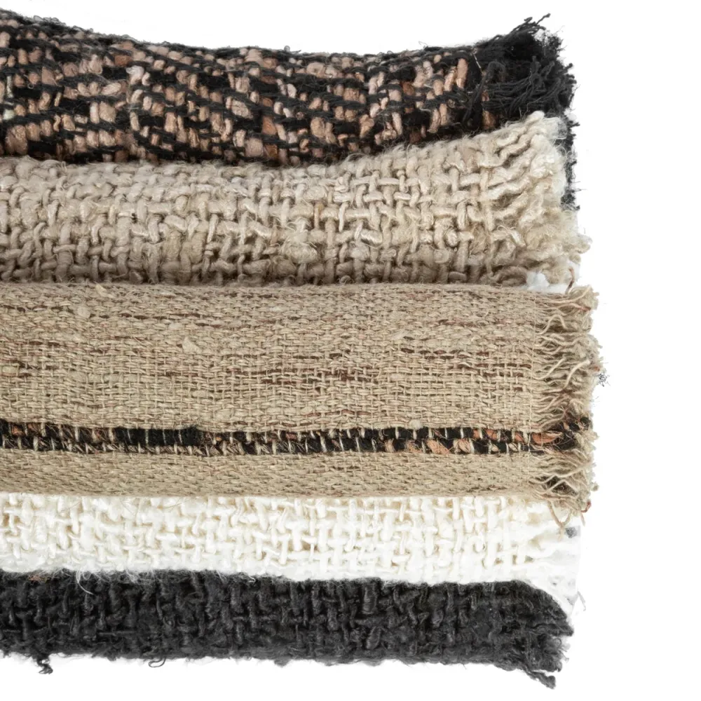 OH MY GEE Set de 4 Sets de Table Beige et Noir