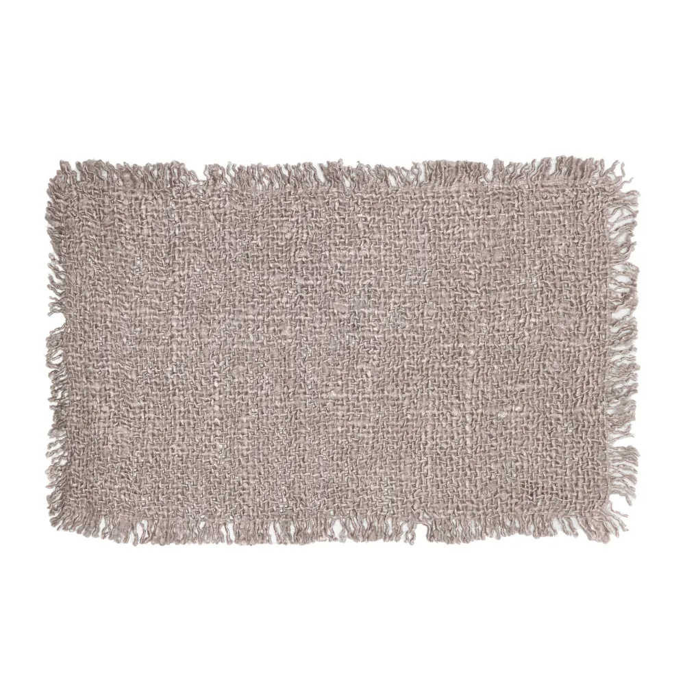 OH MY GEE Set de 4 Sets de Table Gris Perle