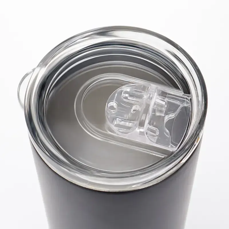Gourde Tumbler isotherme - Fleurs Blanches & Doré