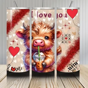 Gourde Tumbler isotherme - “I Love You”