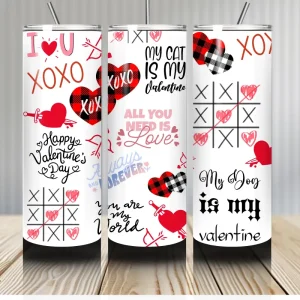 Gourde Tumbler isotherme - "My Valentine, My Love"